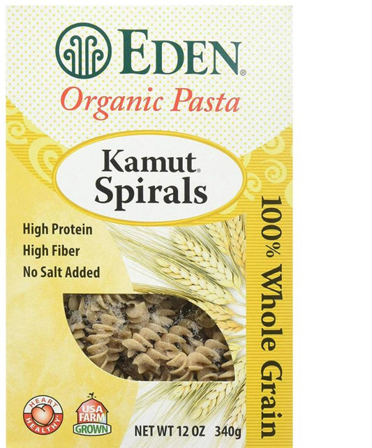 Eden Organic Pasta Kamut Spirals 12 oz