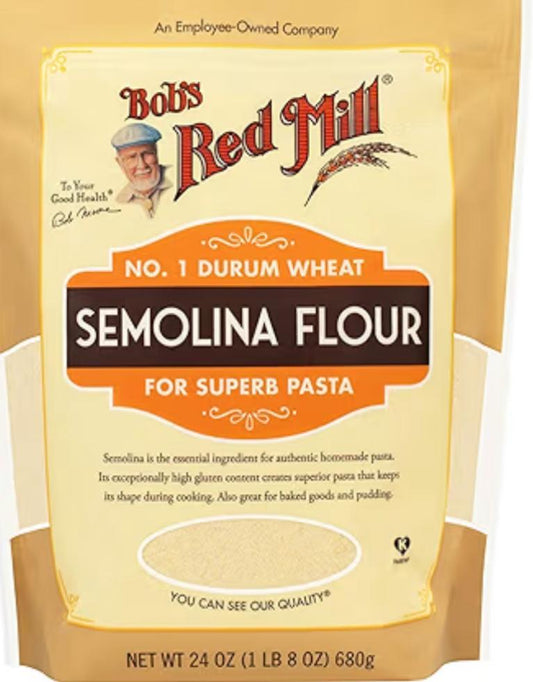 Bobs Red Mill Semolina Flour 8 oz