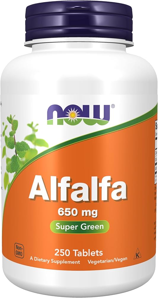 NOW Alfalfa Super Greens 650 mg