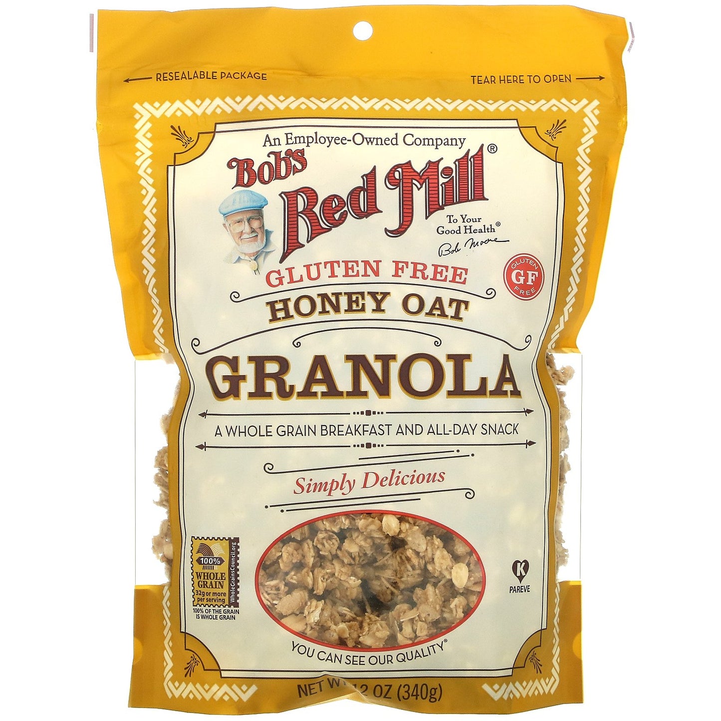 Bobs Red Mill Honey Oat Granola 12oz