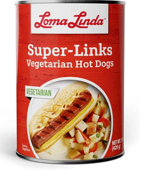 Loma Linda Super-Links Vegetarian Hot Dogs