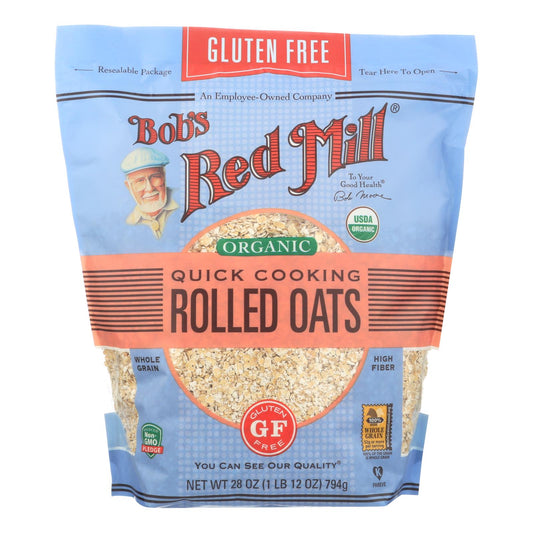 Bobs Red Mill Gluten Free Organic Quick Cooking Rolled Oats 32oz