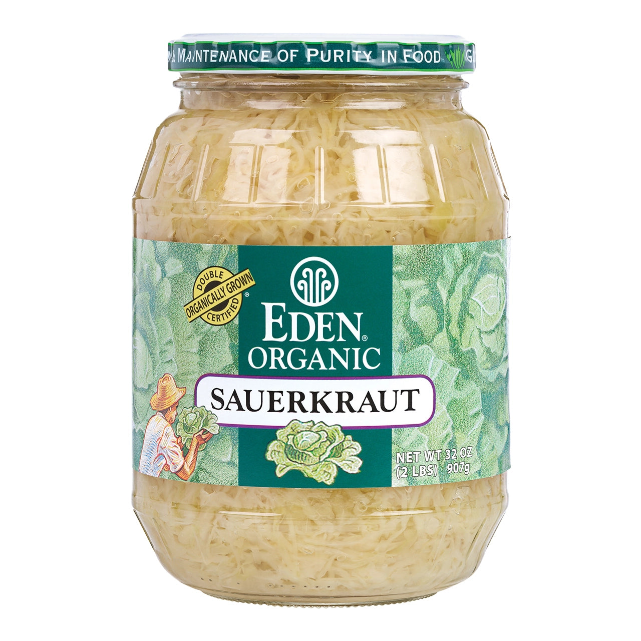 Eden Foods Organic Sauerkraut - Glass Jar18oz