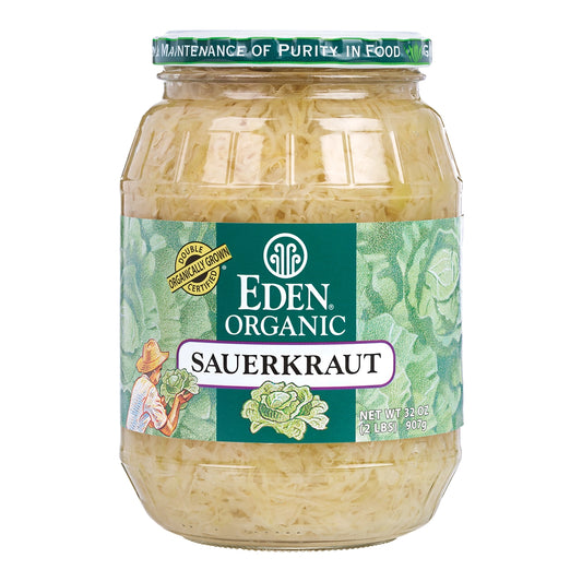 Eden Foods Organic Sauerkraut - Glass Jar18oz