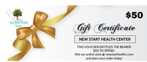 New Start Health Center Gift Card