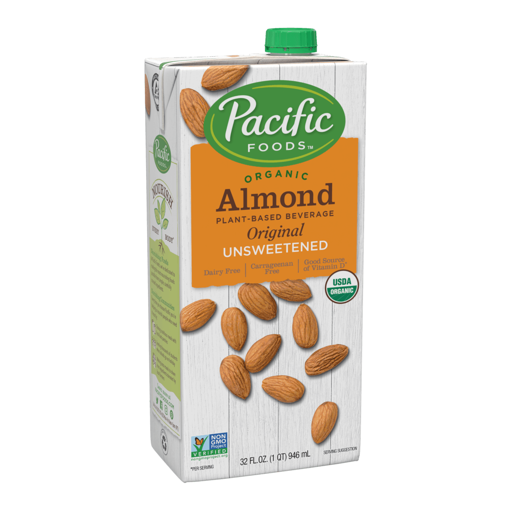 Pacific Foods Organic Original Unsweetened Almond Milk 32oz