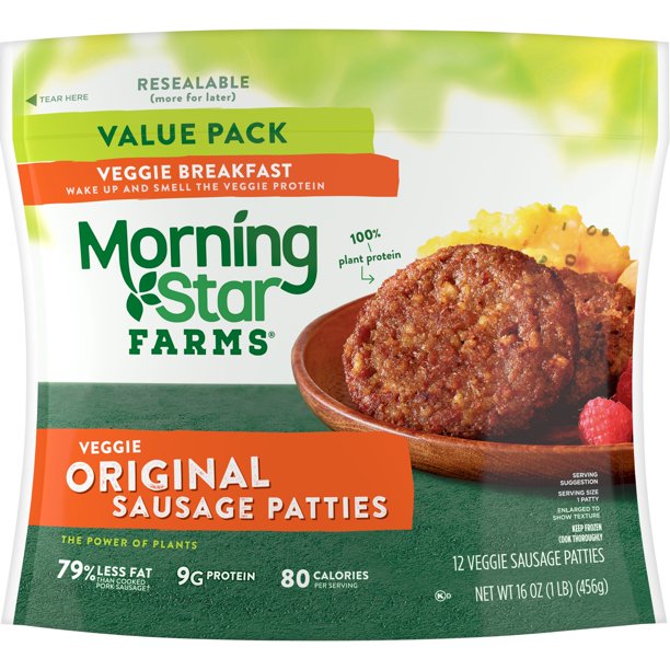 Morning Star Original Sausage Patties Value Pack 16 OZ