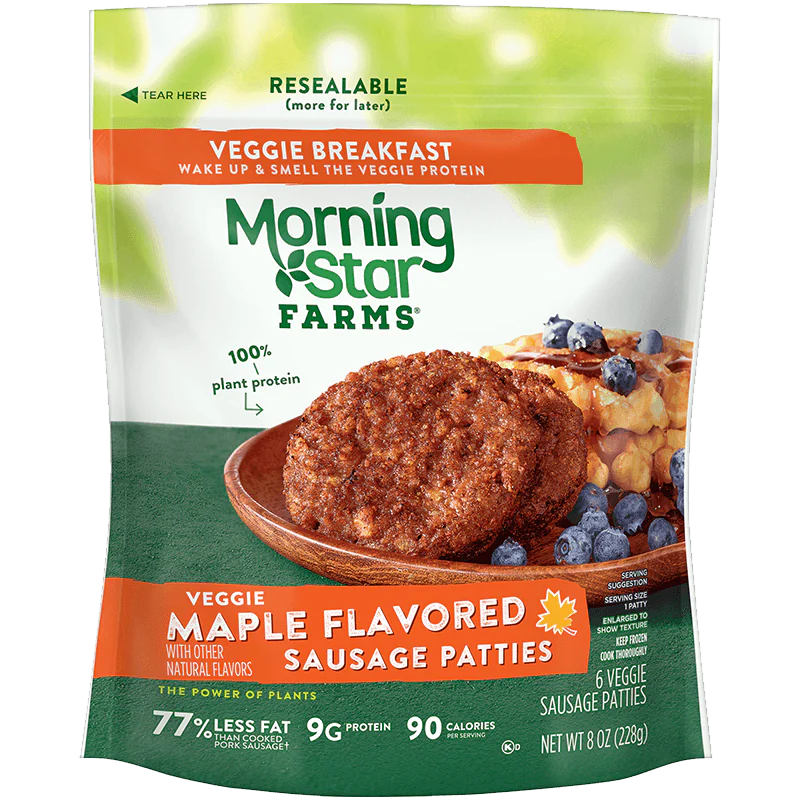 Morning Star Maple Sausage Patties 8 OZ