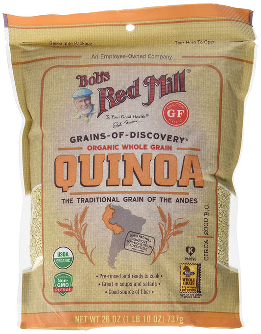 Bobs Red Mill Organic White Quinoa 26oz